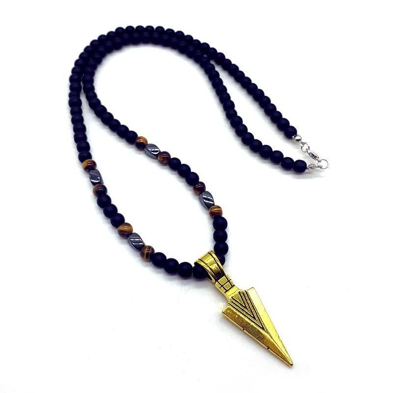 Men's Classic Arrow Pendant Necklace - AM APPAREL