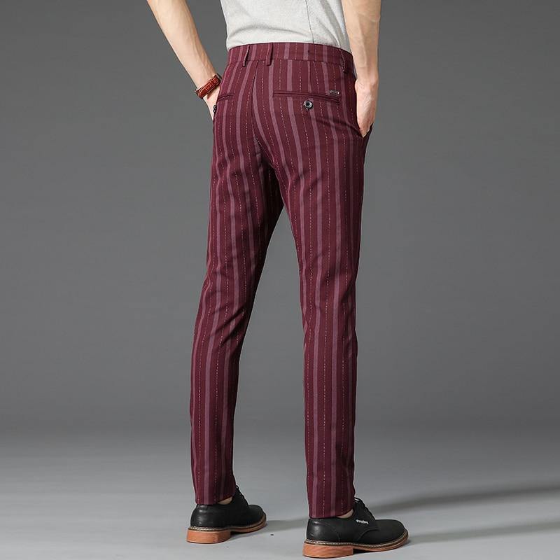 Men's Classic Business Designer Suit Pants - AM APPAREL