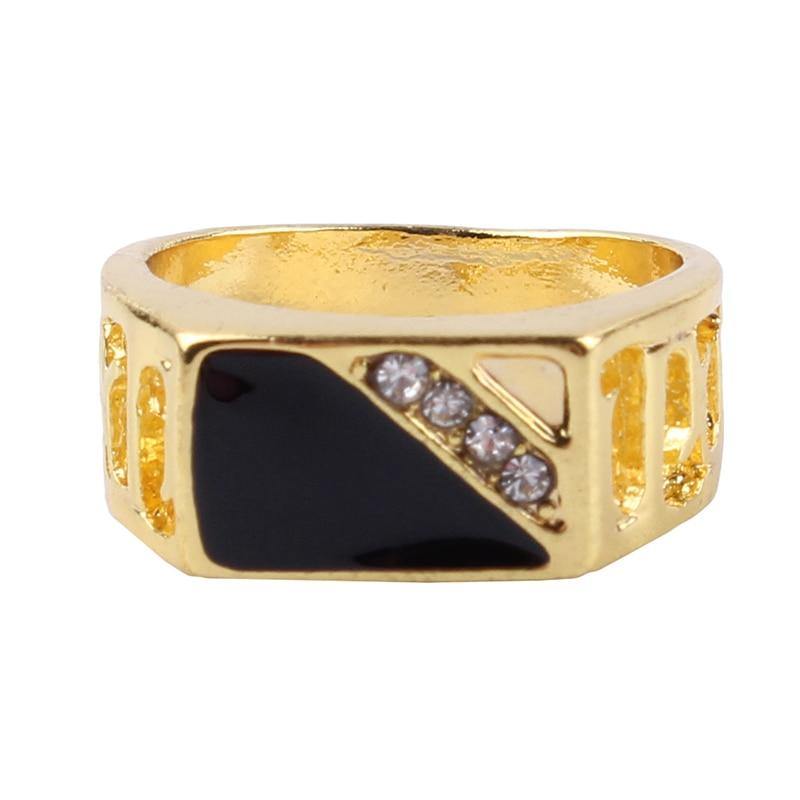 Men's Classic Rhinestone Ring - AM APPAREL