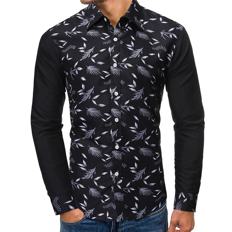 Men's Club Chinoiserie Floral Shirt - AM APPAREL