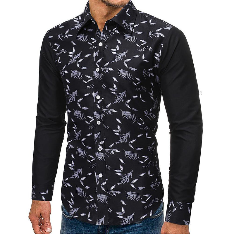 Men's Club Chinoiserie Floral Shirt - AM APPAREL