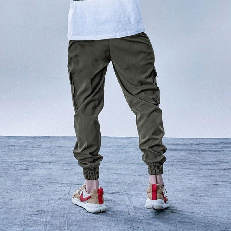 Men's Elastic Multi-Pocket Outdoor Joggers - AM APPAREL