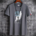 Men's Fashion Anime Graphic T-Shirt - AM APPAREL