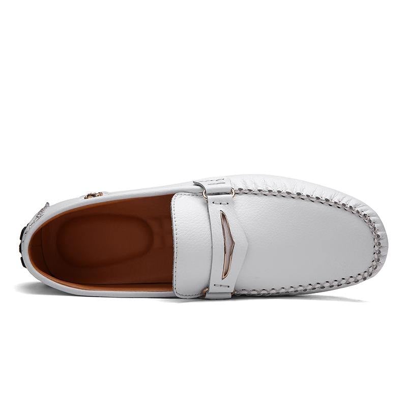 Men's Fashion Moccasin Soft Comfy Loafers - AM APPAREL