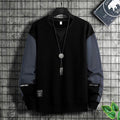 Men's Fashion Patchwork Pullover - AM APPAREL