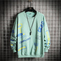 Men's Fashion Print Polyester Sweatshirt - AM APPAREL