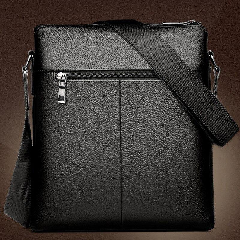 Men's Fashion PU Leather Messenger Bag - AM APPAREL