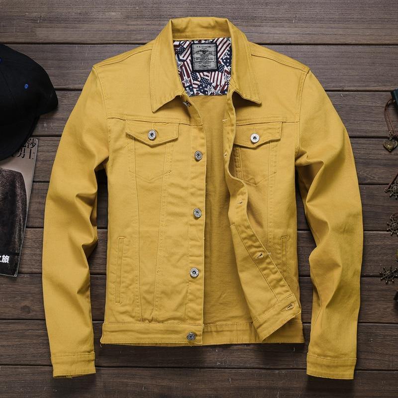 Men's Fashionista Denim Jacket - AM APPAREL