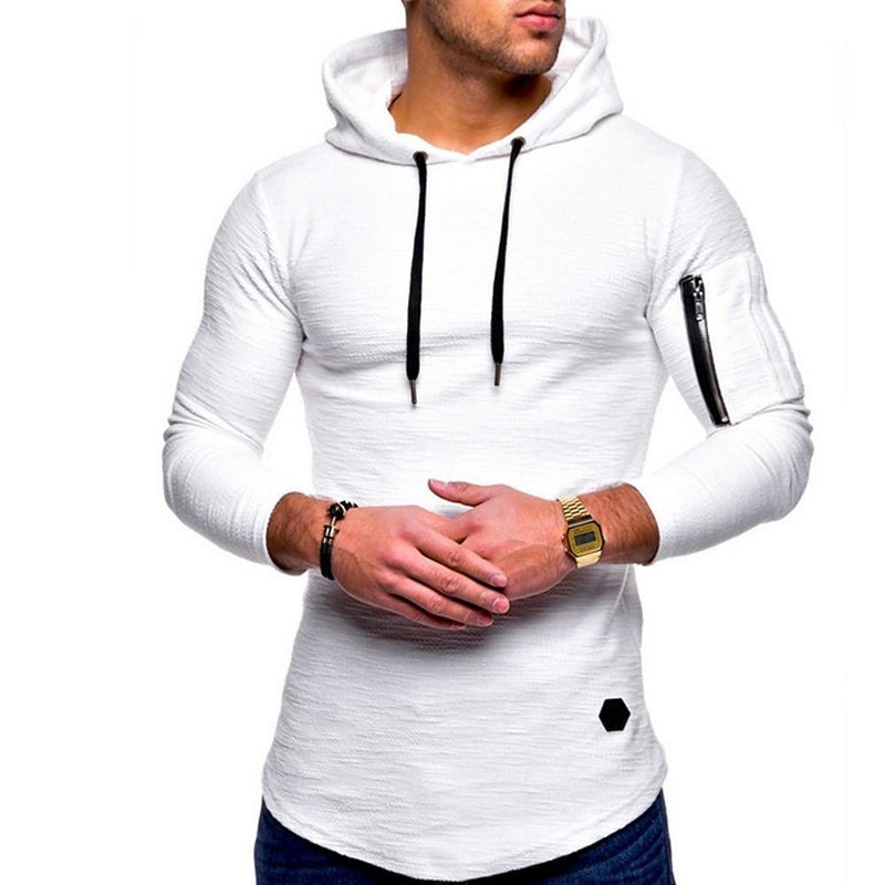 Men's Fitness Casual Fitness Hoodie - AM APPAREL