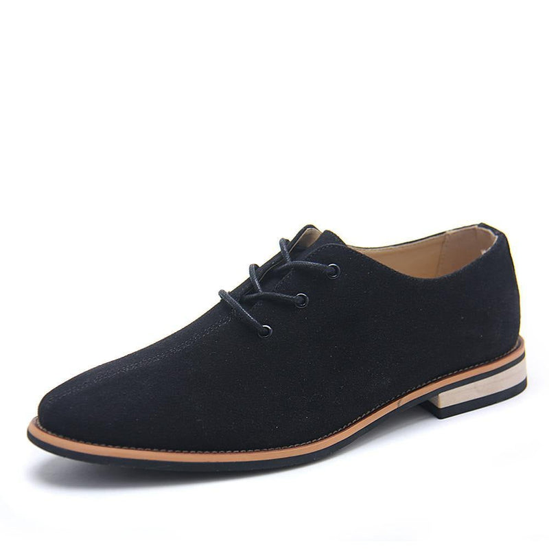 Men's Formal Suede Spring Oxford Shoes - AM APPAREL