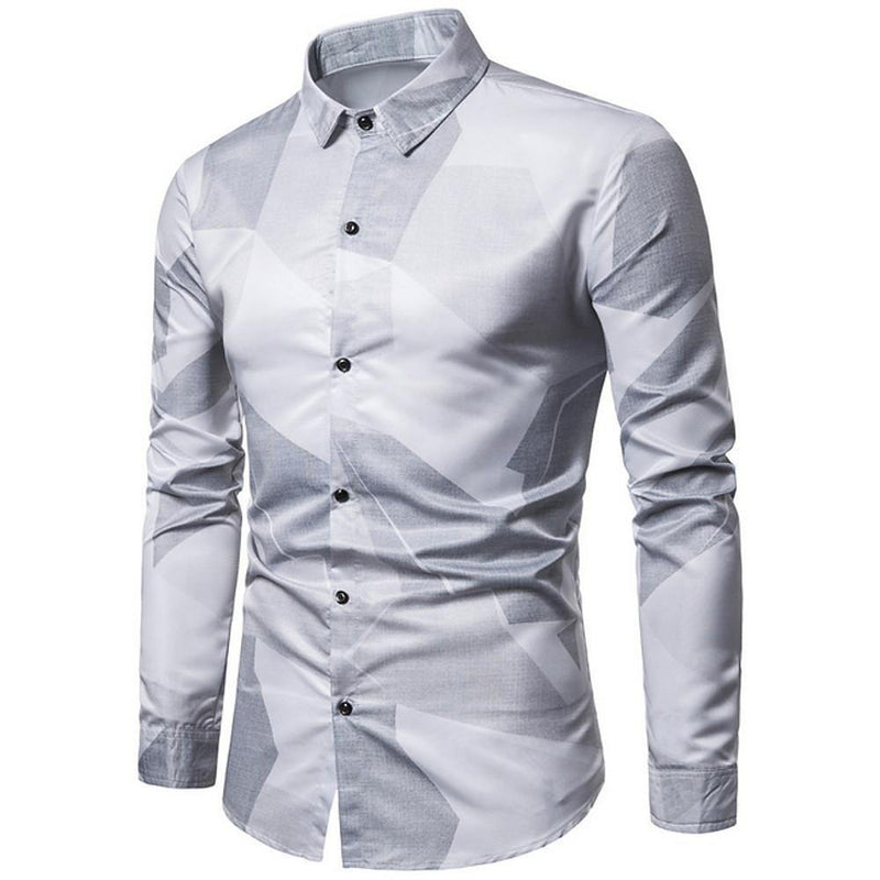 Men's Geometric Daily Shirt - AM APPAREL