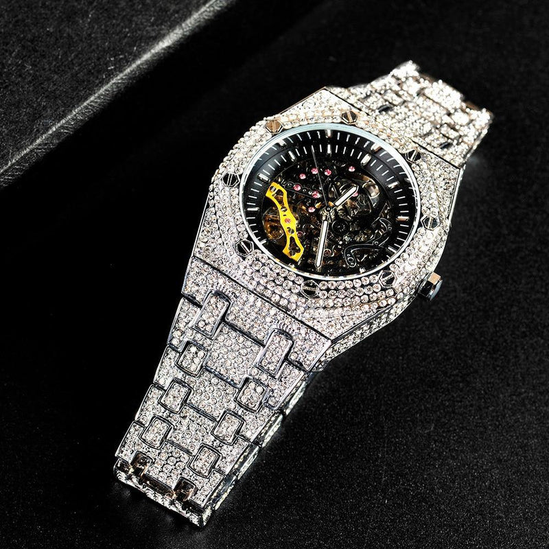 Men's Iced Out Luxury Watch - AM APPAREL