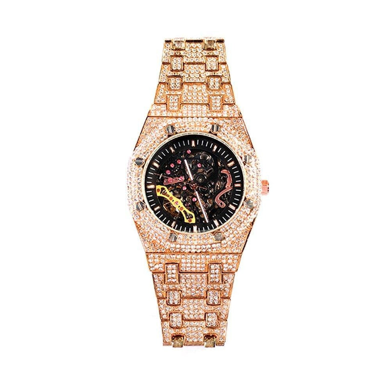 Men's Iced Out Luxury Watch - AM APPAREL