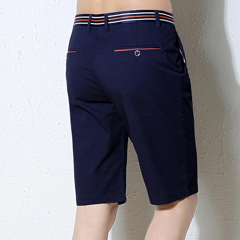 Men's Knee Length Stretch Cotton Shorts - AM APPAREL