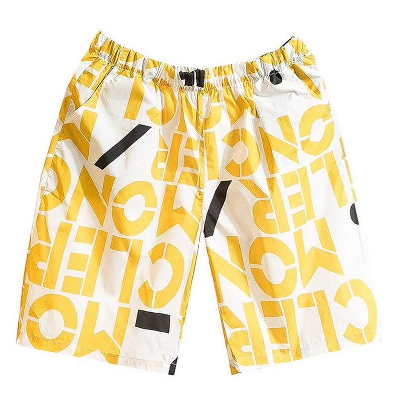 Men's Letter Print Summer Shorts - AM APPAREL