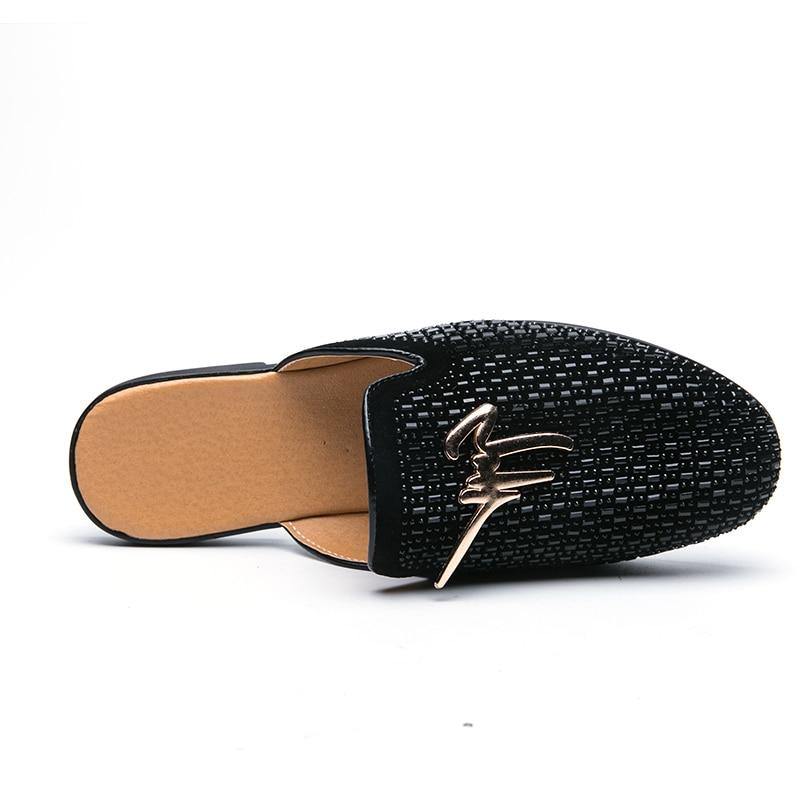 Men's Mules Backless Loafers - AM APPAREL