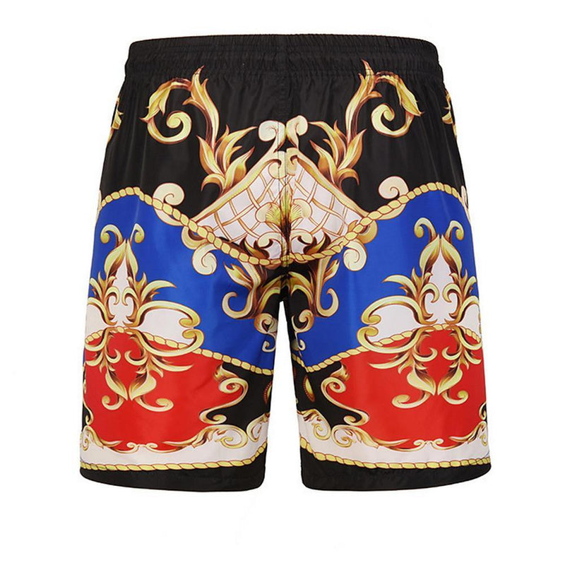 Men's Printed Loose Fit Shorts - AM APPAREL