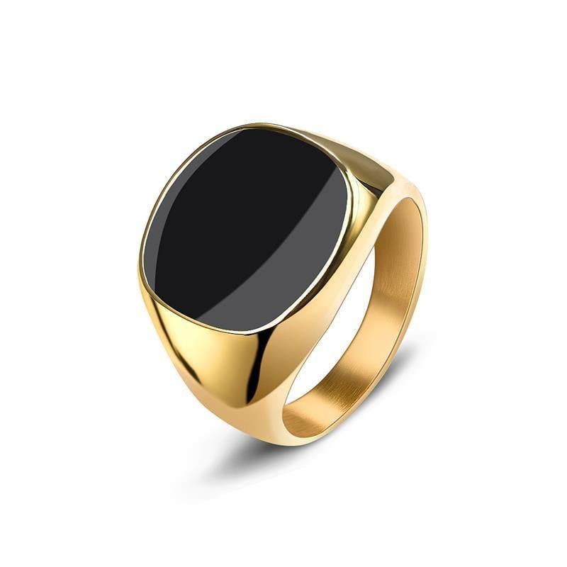 Men's Rock Smooth Ring - AM APPAREL