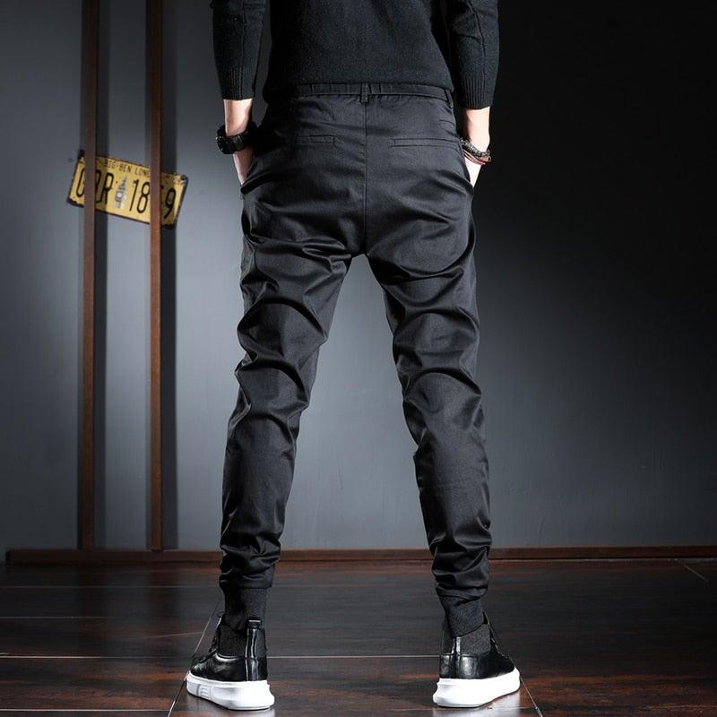 Men's Slim Fit Casual Korean Streetwear Pants - AM APPAREL