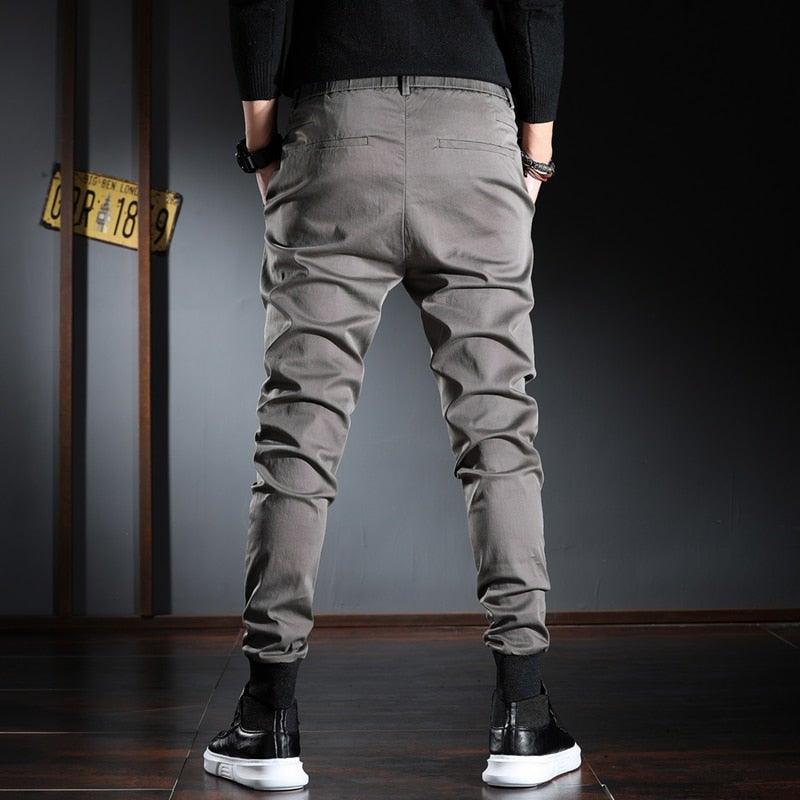 Men's Slim Fit Casual Korean Streetwear Pants - AM APPAREL