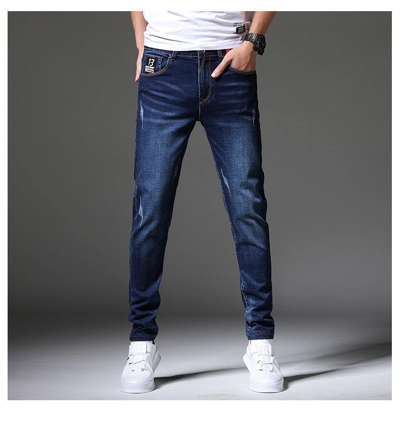 Men's Slim Fit Denim Designer Jeans - AM APPAREL