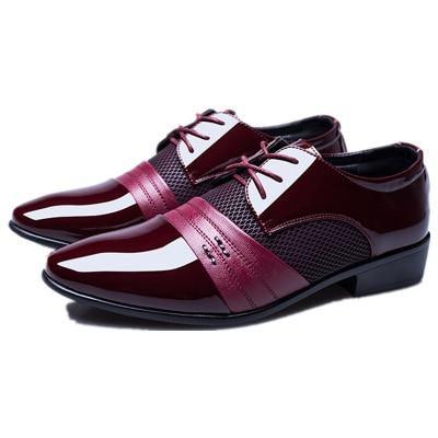 Men's Slip On Business Dress Oxford Shoes - AM APPAREL