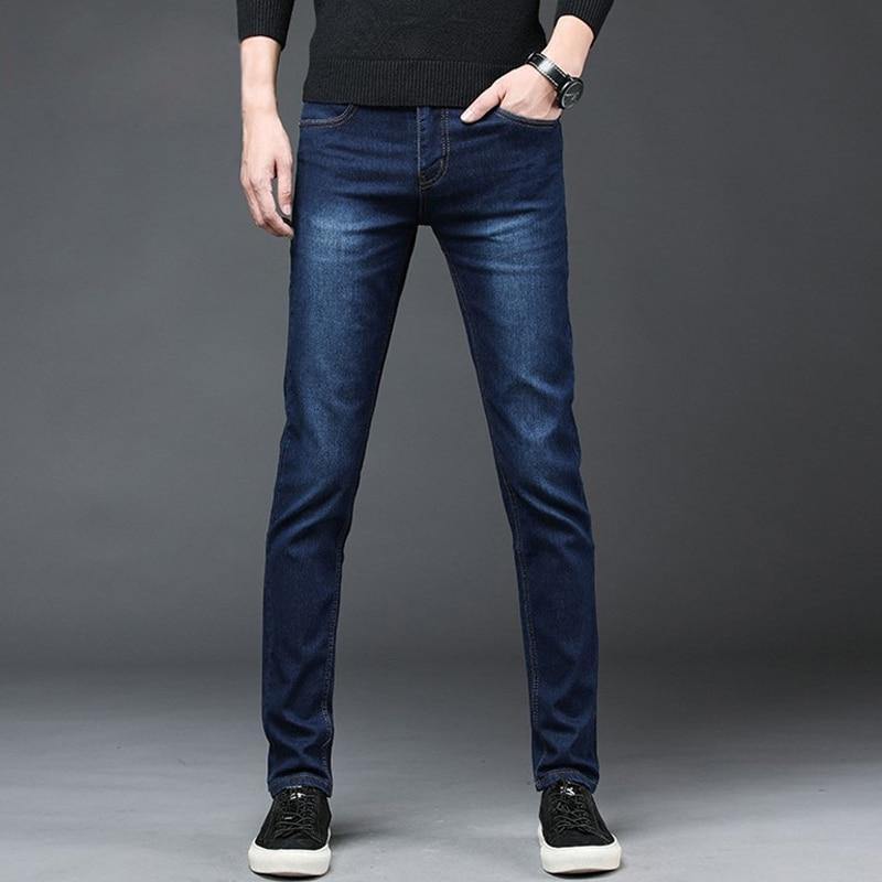 Men's Straight Full Length Jeans - AM APPAREL