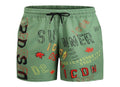 Men's Summer Printed Beach Shorts - AM APPAREL