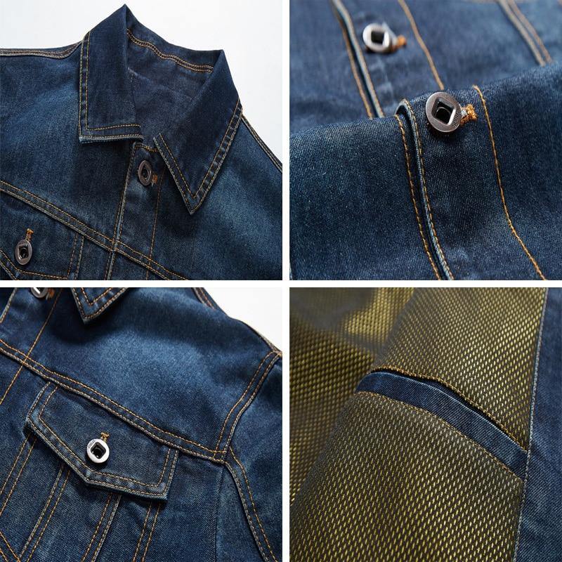 Men's Trendy Denim Jacket - AM APPAREL