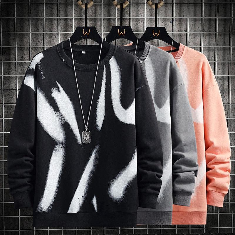 ML Men's Spring Graffiti Casual Pullover - AM APPAREL