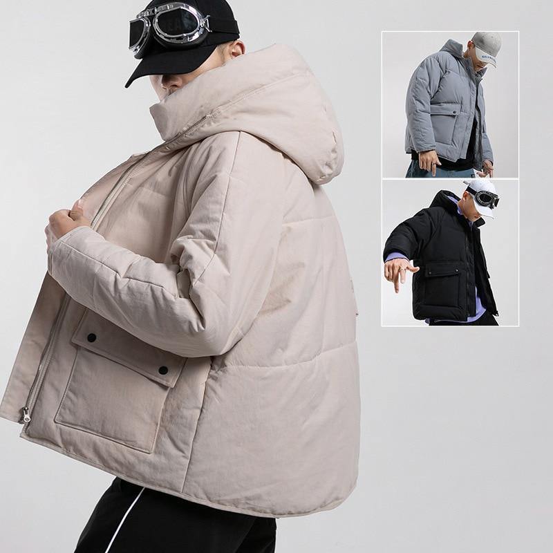 OCRA Men's Winter Warm Parka Jacket - AM APPAREL