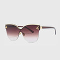 ROYAL GIRL Oversize Rimless Women's Sunglasses - AM APPAREL