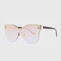 ROYAL GIRL Oversize Rimless Women's Sunglasses - AM APPAREL