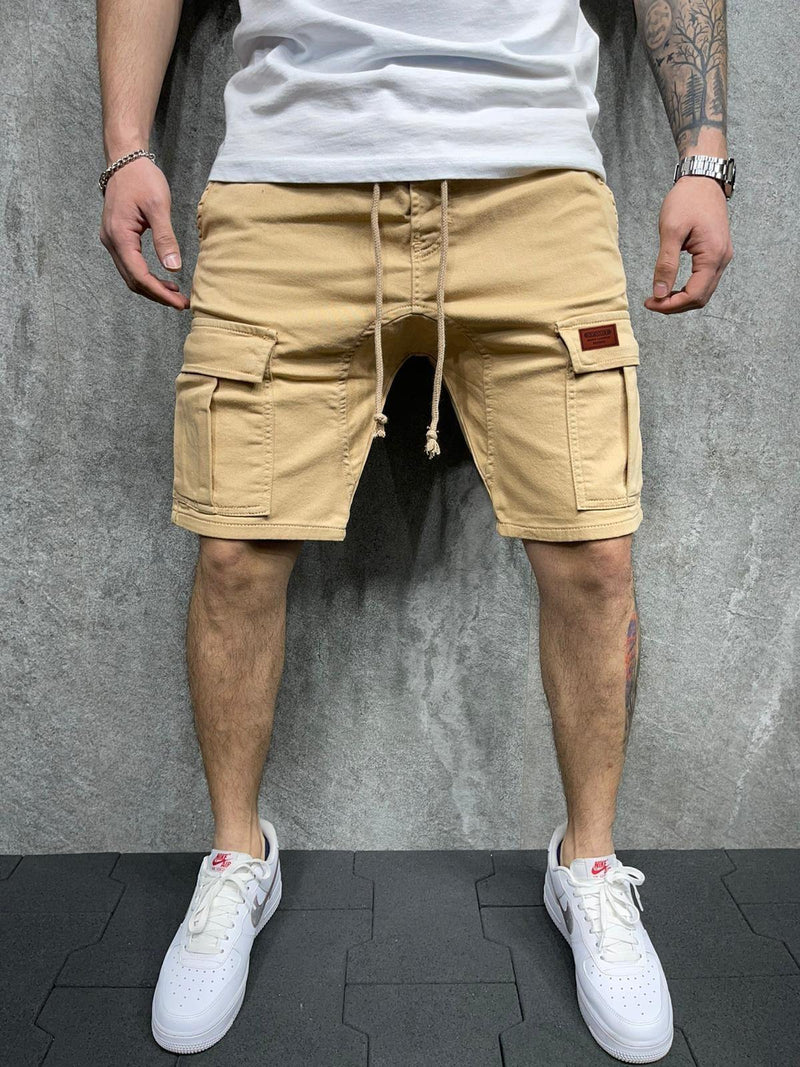 Summer Men's Relaxed Fit Cargo Shorts - AM APPAREL