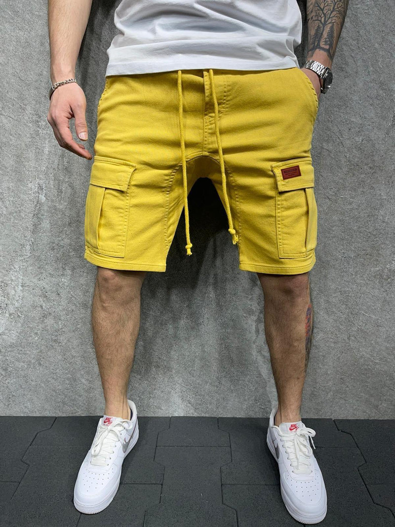 Summer Men's Relaxed Fit Cargo Shorts - AM APPAREL