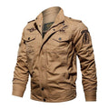 THOS Men's 100% Cotton Casual Cargo Jackets - AM APPAREL