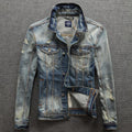 Unisex Fashion Streetwear Distressed Jean Jacket - AM APPAREL