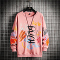 Unisex Graffiti Print Light Weight Sweatshirt - AM APPAREL