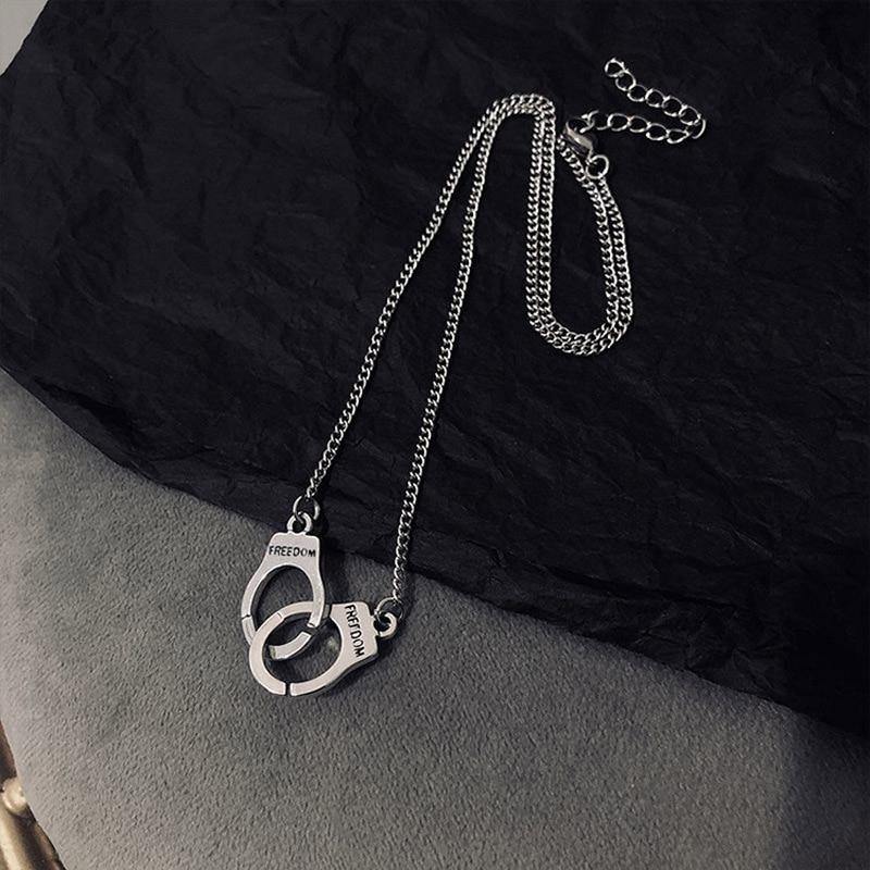 Unisex Handcuff Style Necklace - AM APPAREL