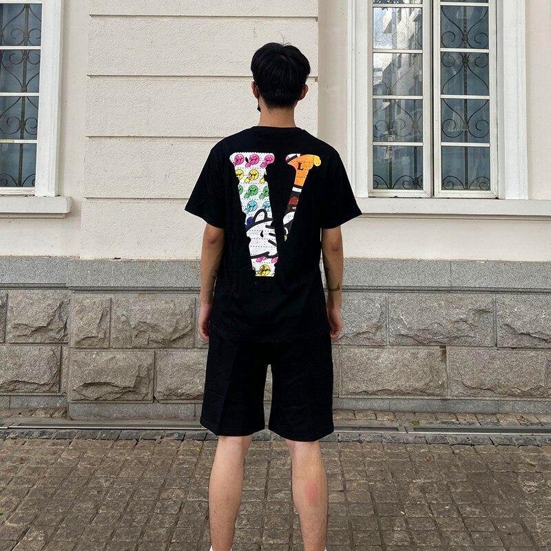 Unisex VLONE 100% Cotton Streetwear Graphic T-shirt - AM APPAREL