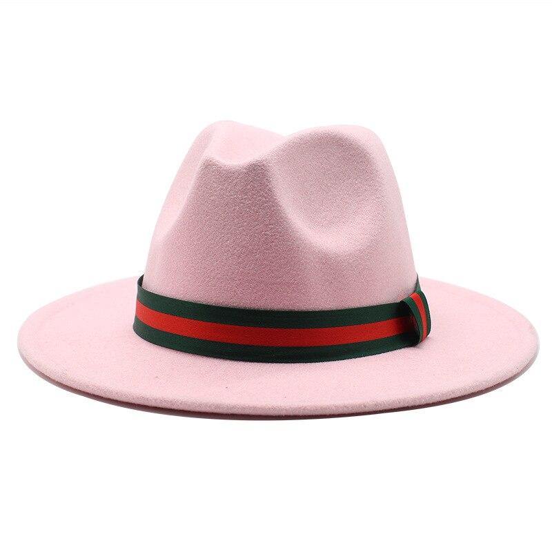 Unisex Wool Wide Brim Fedora Hats - AM APPAREL