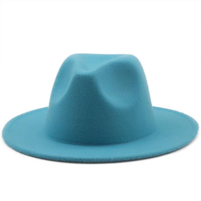 Unisex Woolen Fedoras Jazz Hats - AM APPAREL