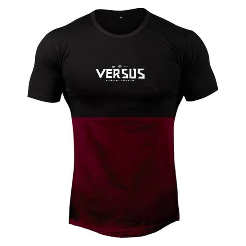 VERSUS Men's Fitness Cotton Tee Top - AM APPAREL