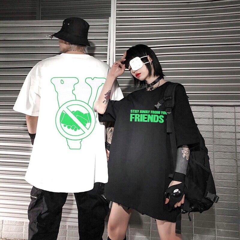 VLONE No-Hands Cotton T-Shirt - AM APPAREL