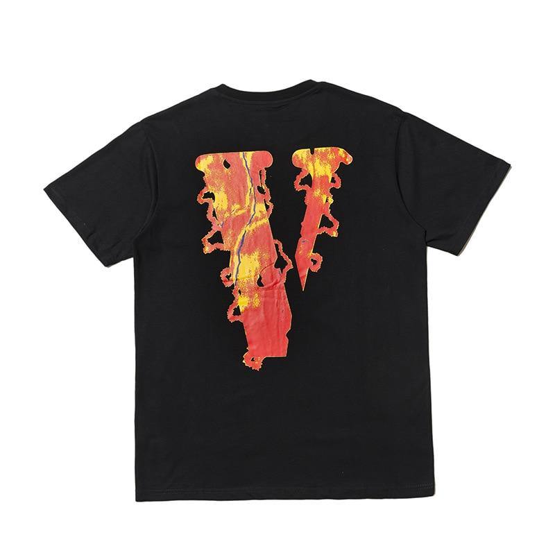 VLONE Skull Print Men's 100% Cotton T-Shirt - AM APPAREL