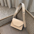 Women PU Leather Casual Crossbody Bag - AM APPAREL