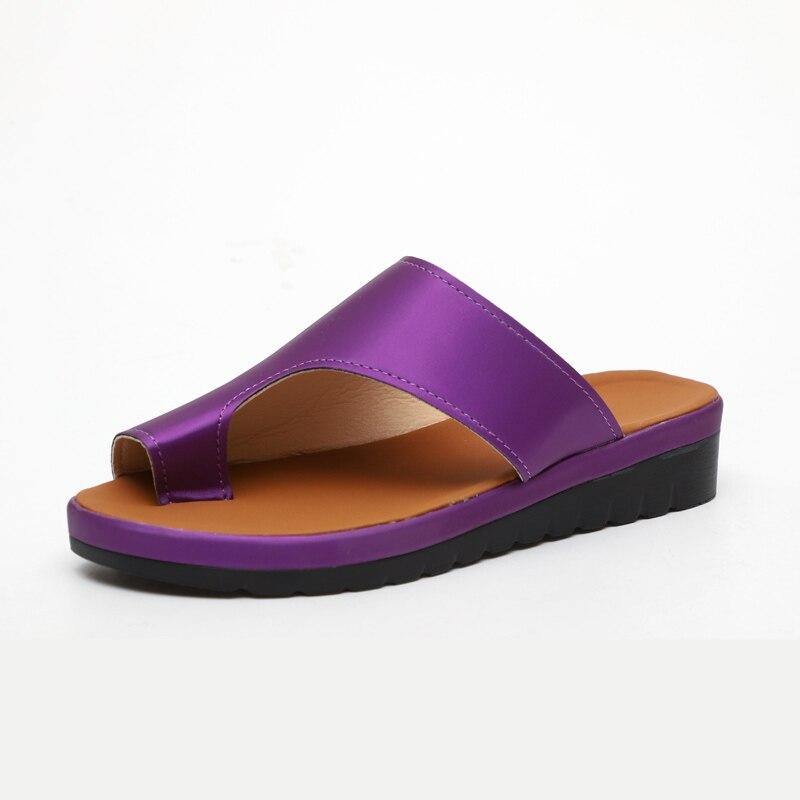 Women's Comfy Flat Platform Sandals - AM APPAREL