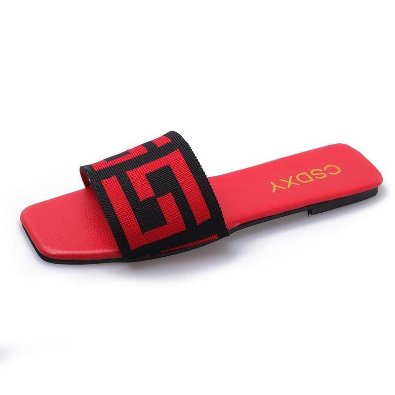 Women's Flat Indoor Slides - AM APPAREL