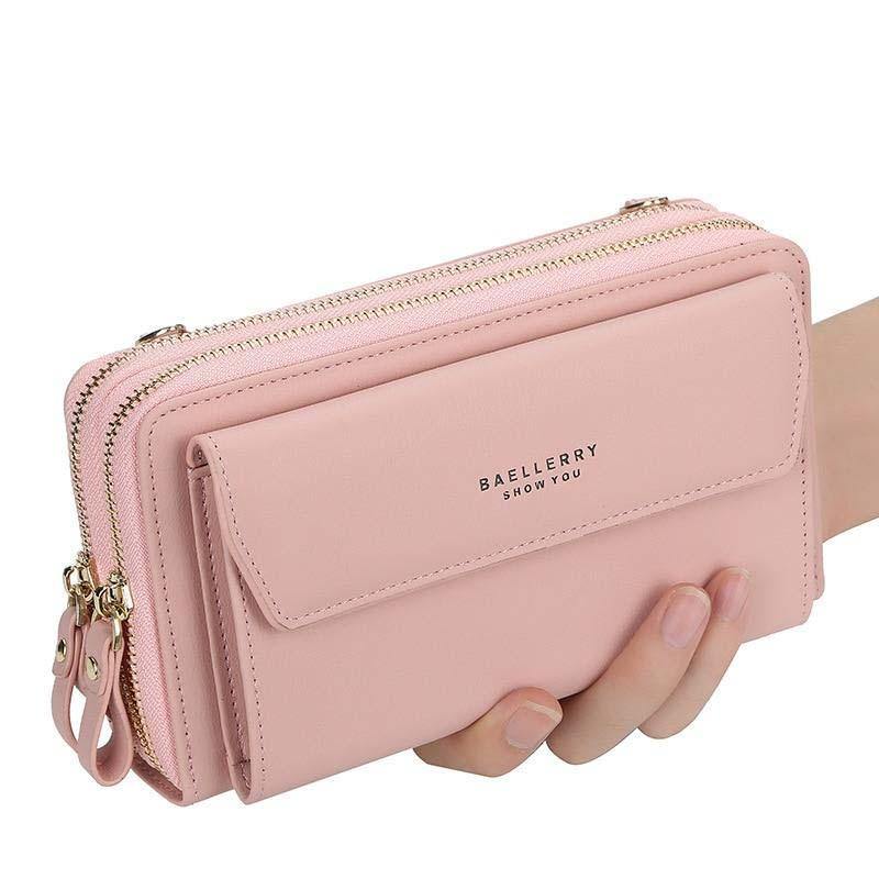 Women's PU Leather Phone Bag - AM APPAREL