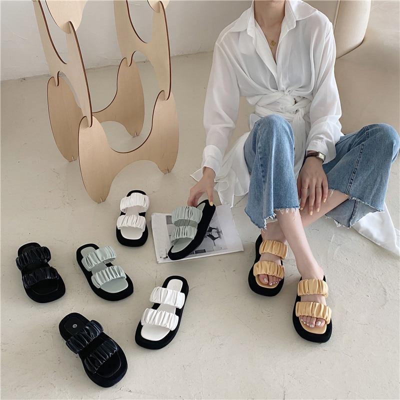 Women's Summer Casual Slipper Sandals - AM APPAREL